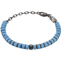 Bracciale Breil B Fence in Acciaio Turchese TJ3145